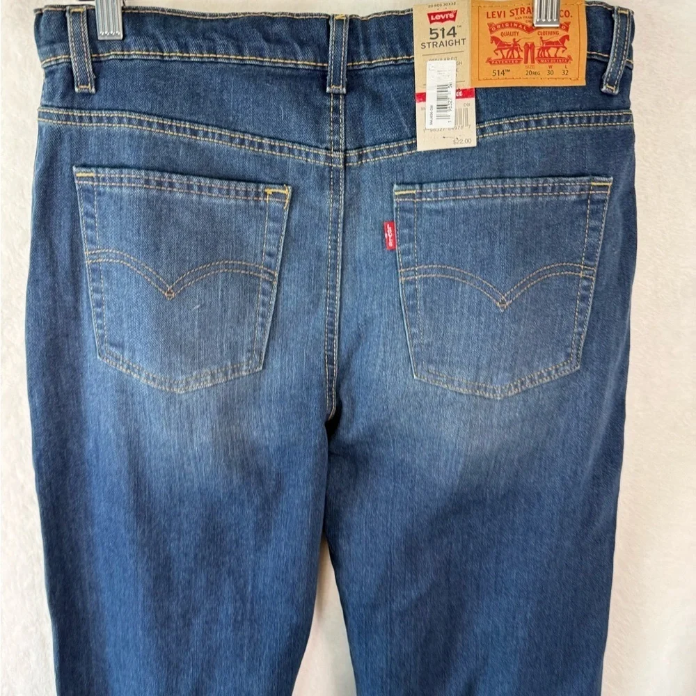 Levi’s 514 Straight Performance Stretch Jeans  NWT size 30 Mens Blue Jeans